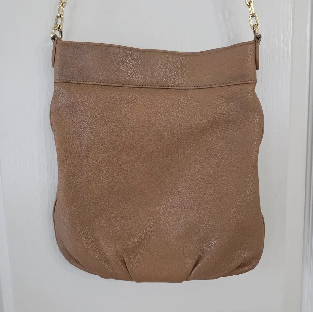 Tory Burch Tan Leather Crossbody Bag